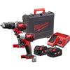 Milwaukee M18 BPP2Q-402C 18V 2 x 4.0Ah Li-Ion Red Lithium Cordless Twin Pack