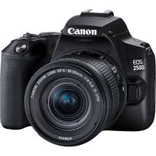 CANON EOS 250D DSLR Camera EF-S 18-55 mm & EF 50 mm f/1.8 STM Lens