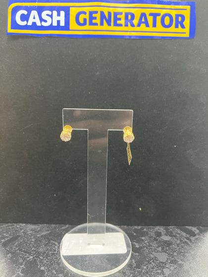 22ct Gold Studs C/Z