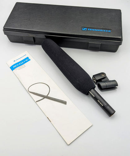 Sennheiser MKH 416 P48 Super Cardioid Condenser Shotgun Microphone with Case