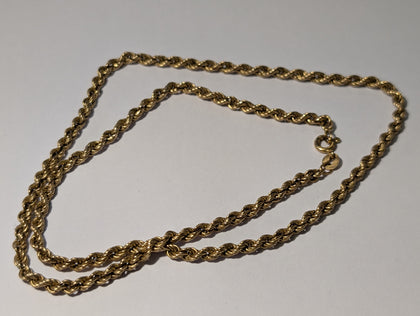 9ct Gold Rope Chain