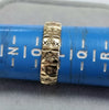 9ct Gold Patterned Ring "O1/2"