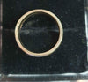 9ct Yellow Gold Narrow Band - Size M - 4.11g