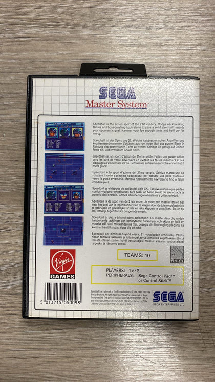 SEGA SPEEDBALL GAME
