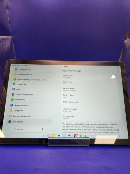 Samsung Galaxy Tab A11+, 128gb, 100% BH, WIF ONLY, Grey