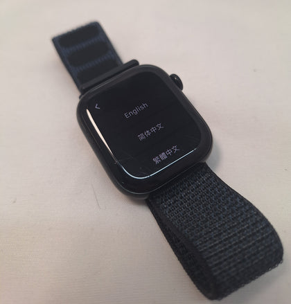 Apple Watch Series 10 42mm GPS solid black aluminium Case with official apple strap (boxed) screen slightly scratched