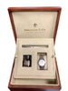 Dreyfuss & Co hand made Swiss two tone luxury quartz watch with gift set