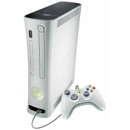 Microsoft Xbox 360 60GB (HDMI) White with Wireless Control Pad 