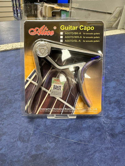 Guitar Capo- Silver - A007D/SL-A