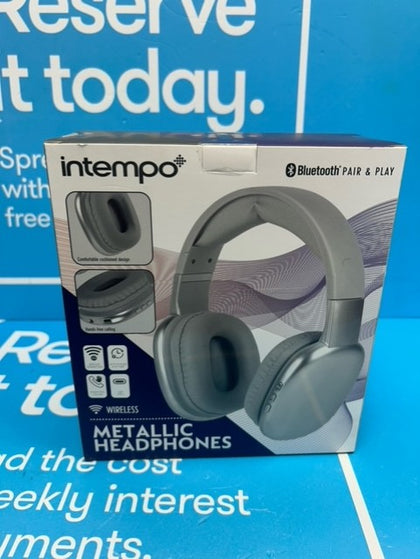 Intempo Wireless Metallic Headphones - Silver