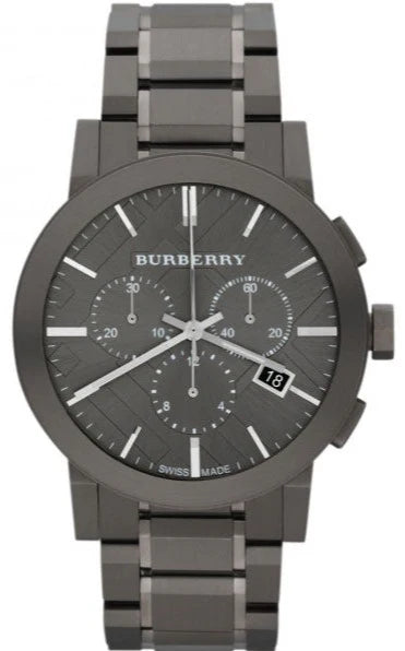 Burberry Men's Watch Chronograph The City Gunmetal Grey
