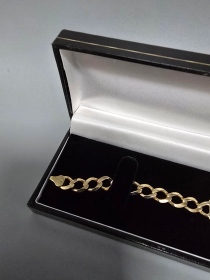 9ct Gold Bracelet 375 15.5G 8'' in Length