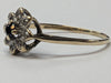 9CT GOLD DIAMOND FLOWER PETAL RING PRESTON STORE