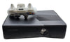 Microsoft Xbox 360 Slim 2010 Model Black with Xbox 360 Controller White