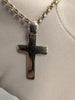 Silver Chain with Cross - 18" - 17gm