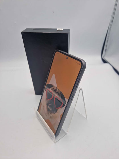 Samsung Galaxy S23 FE Mobile Phone - 128GB SSD - Graphite - Open Unlocked - Boxed In Excellent Condition