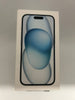 (A) Apple iPhone 15 128GB Blue Boxed (Unopened/Sealed)