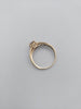9CT Gold Cubic Zirconia Stones Ring, Hallmarked 375, 1.7Grams, Size: O - Box Included