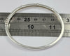 Silver Bangle with Diamonds