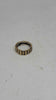 14ct Yellow Gold Unusal Ring With Stylish Small Cuts - Size M - 4.40 Grams