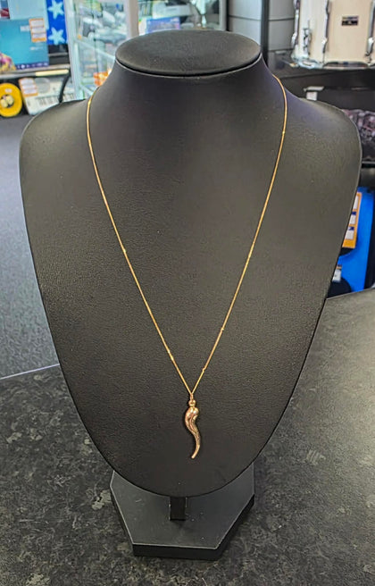 9ct Gold 18” Pendant Necklace