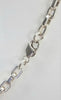 Silver Oval Linked Chain 20"