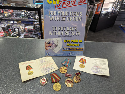 5 MIXED WAR MEDAL COLLECTION PRESTON STORE