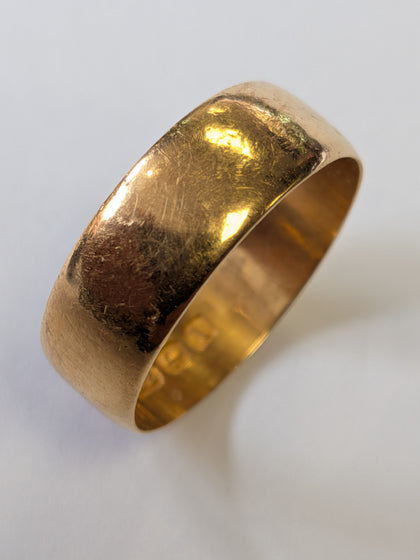 22ct Gold Wedding Band Ring
