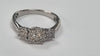 18ct White Gold Diamond Ring N1/2