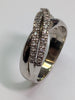 9ct White Gold Puzzle Style Ring Size Z + 1