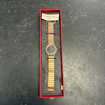 Mondaine Classic Rose Gold Watch