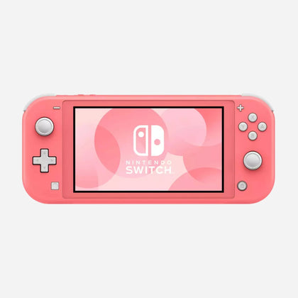 Nintendo Switch Lite Console Coral & 1 Game