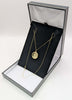 9CT 375 Hallmarked, St. Christopher medallion on long link belcher, 20", 4.0g