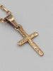 (9ct Hallmarked&Tested), Gold Chain With Cross Pendant, 3.9g, 16" In Length