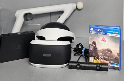 Sony Playstation 4 VR Headset 2nd Gen + 1 Game & Aim Controller