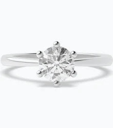 The Diamond Store 0.25 ct Lab Grown Diamond Engagement Ring in 18ct white gold