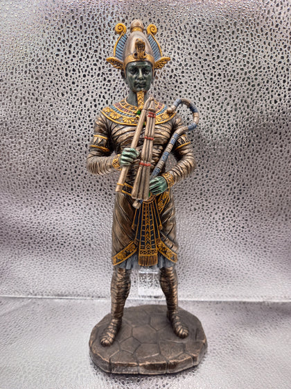 Veronese Osiris Ancient Egyption God of The Dead Bronze Finished Statue