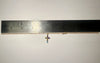 9CT Gold Chain and Cross Pendant with Multicoloured Stones 18”