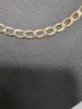 9ct Yellow Gold Flat Curb Link Chain - 18" - 9G