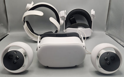 AX Meta/Oculus Quest 2 VR Headset (With Controllers) - 128GB, plus some accessories