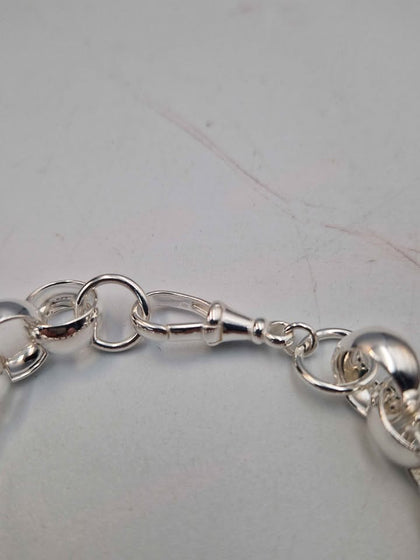 **BRAND NEW** 925 Sterling Silver Belcher Bracelet - 9