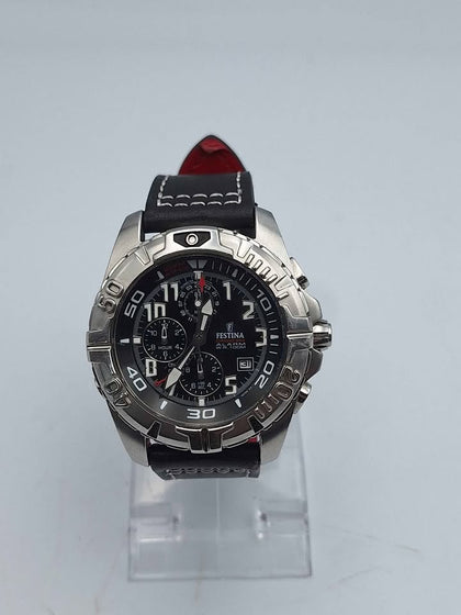 Festina Chrono Bike Tour de France Chronograph Watch - Unboxed With Leather Strap