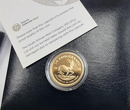 2018 Proof 1/4oz Krugerrand Gold Coin Boxed