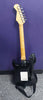 Burswood Black Electric Guitar With Guitar Bag & Stand