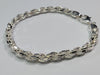 Brand new silver rope bracelet