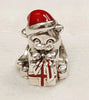 Genuine Pandora Christmas Kitten Cat Charm ALE 925- Retired