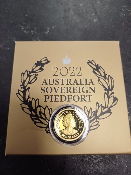 2022 Australia Sovereign Piedfort.