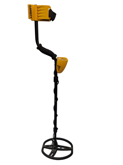GARRETT ACE 400I METAL DETECTOR, WITH IRON AUDIO AND FREQUENCY ADJUST, BLACK AND YELLOW, UNBOXED