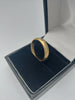 18K Solid Gold Lines Ring, 750 Hallmarked, 5.2Grams, Size: P, Box Included