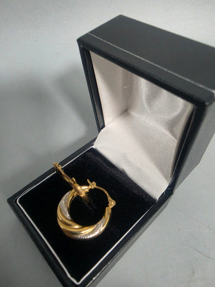 9ct GOLD EARRINGS 375 1.5G 20mm in Length